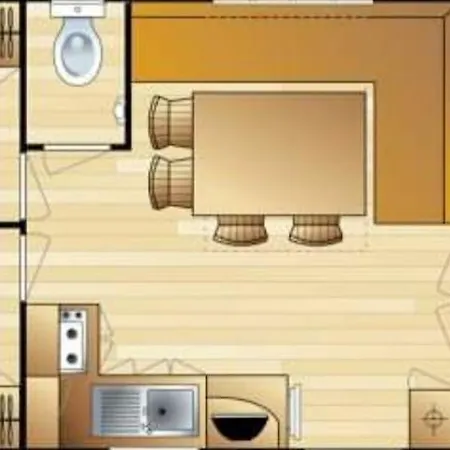 Mobil-home 6 Personnes Alpehytte *